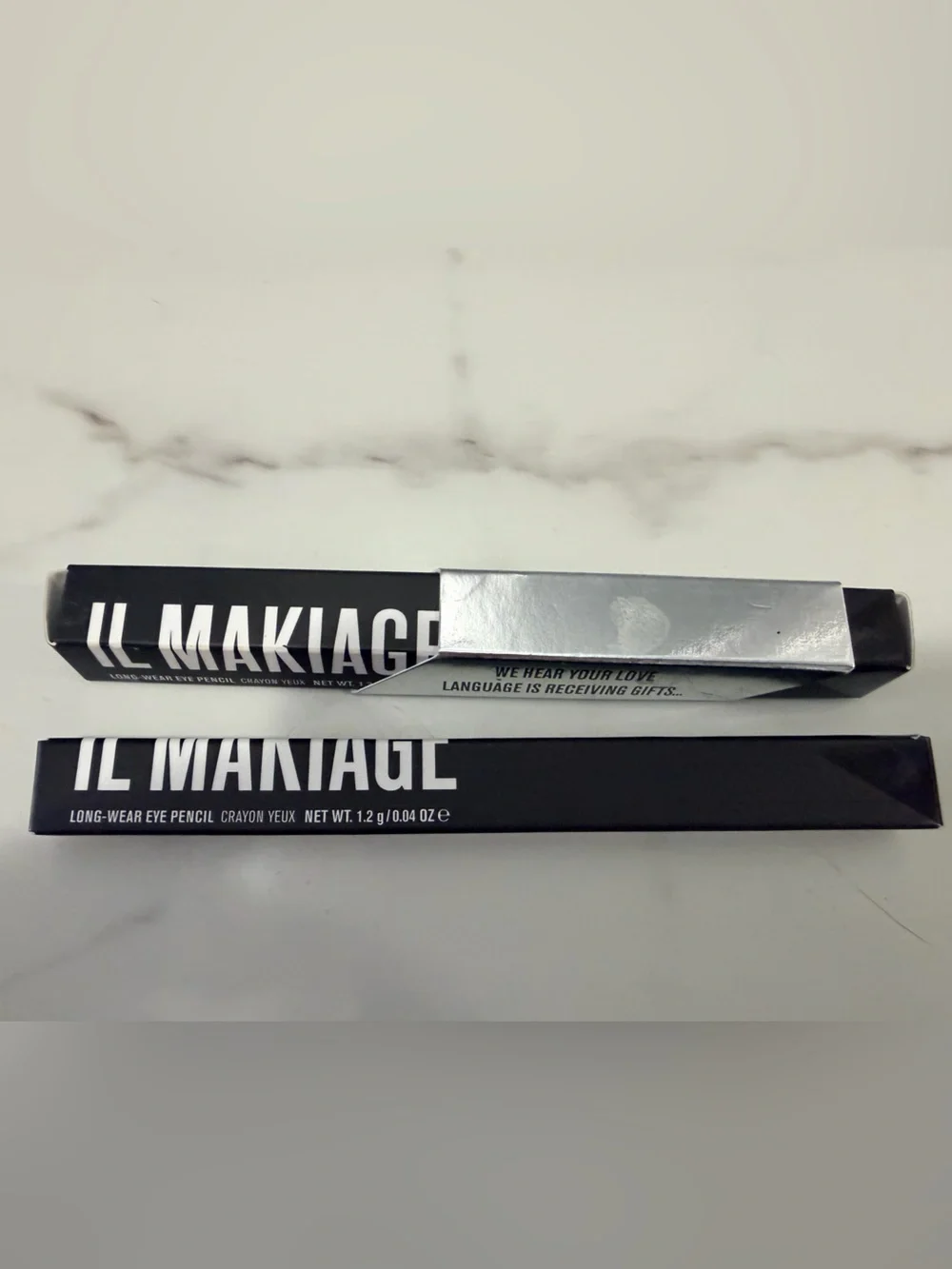 IL MAKIAGE Long-Wear Eye Pencil black (set of two)
